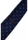 Kép 2/2 - PATTERNED nyakkendő (navy) slim