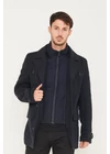 Kép 2/6 - BURGUNDY kabát (navy)