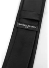 Kép 2/2 - SATIN nyakkendő (black) slim L6