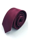 Kép 1/2 - SATIN nyakkendő (bordeaux) slim L38