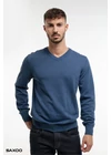 Kép 1/4 - BINIVO pulóver (blue melange)