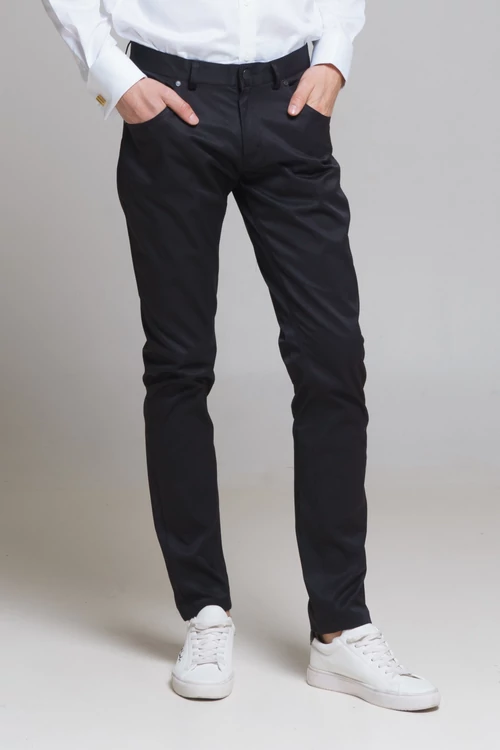 RISKY HIVE szövetnadrág (black)