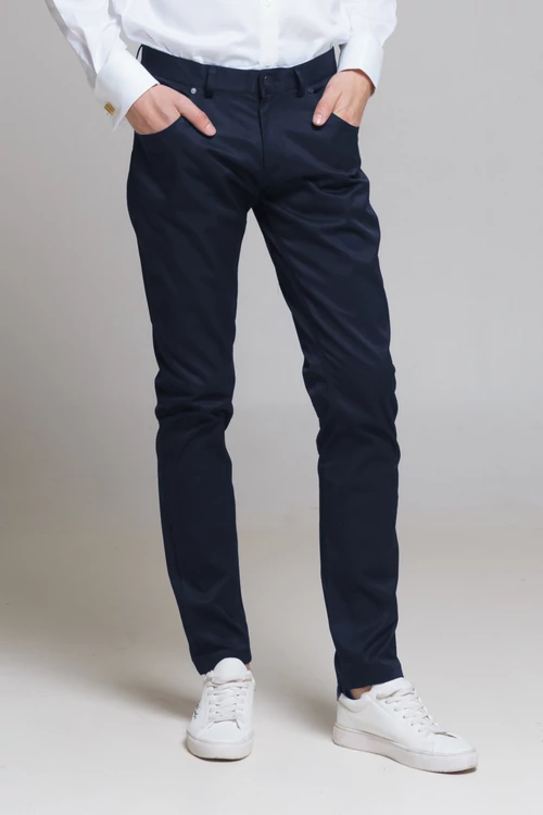 RISKY HIVE szövetnadrág (navy)