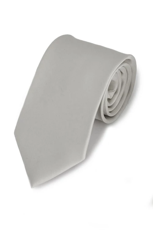 SATIN nyakkendő (l. grey) slim