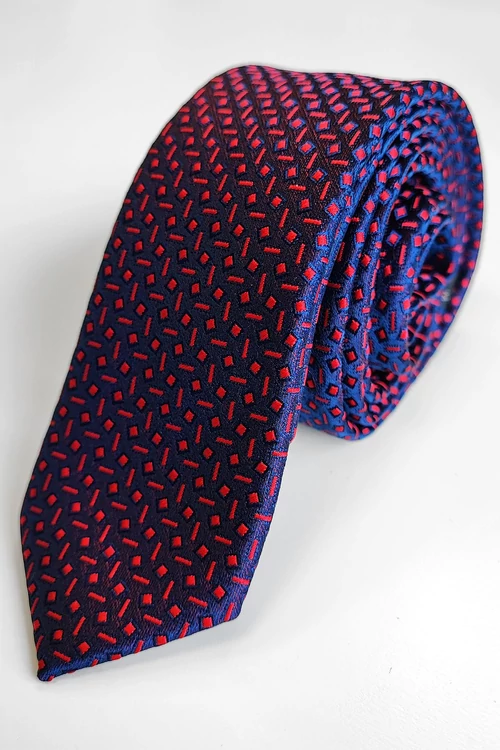PATTERNED nyakkendő (W-142) slim