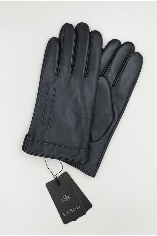 JACOB bőrkesztyű (navy)