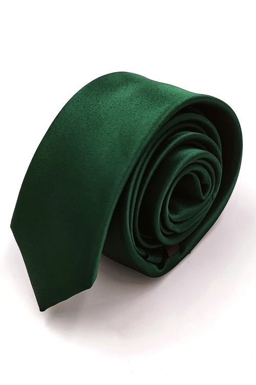 SATIN nyakkendő (green) slim