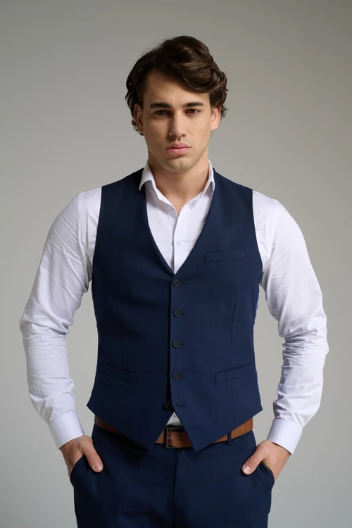 WYOMING CHEN mellény (navy)