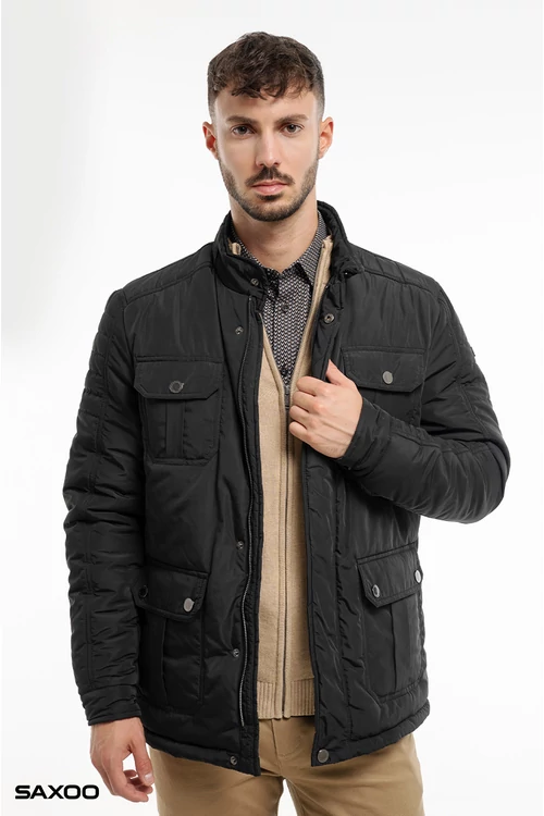 GRAHAM Kabát - BLACK