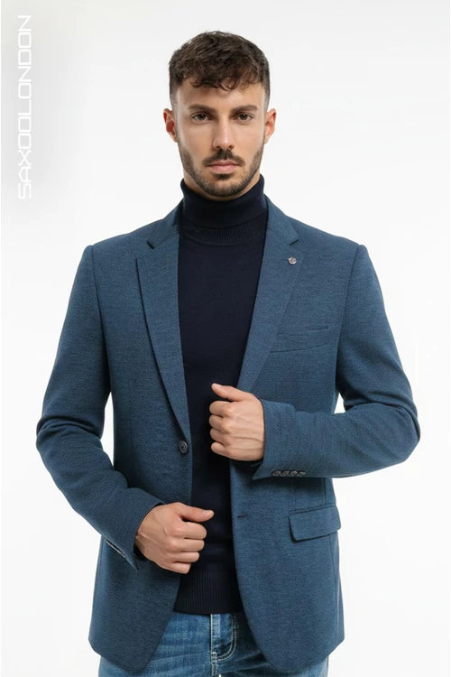 FAUSTO CUFF Sportzakó - NAVY