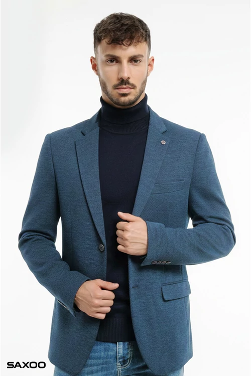 FAUSTO CUFF Sportzakó - NAVY