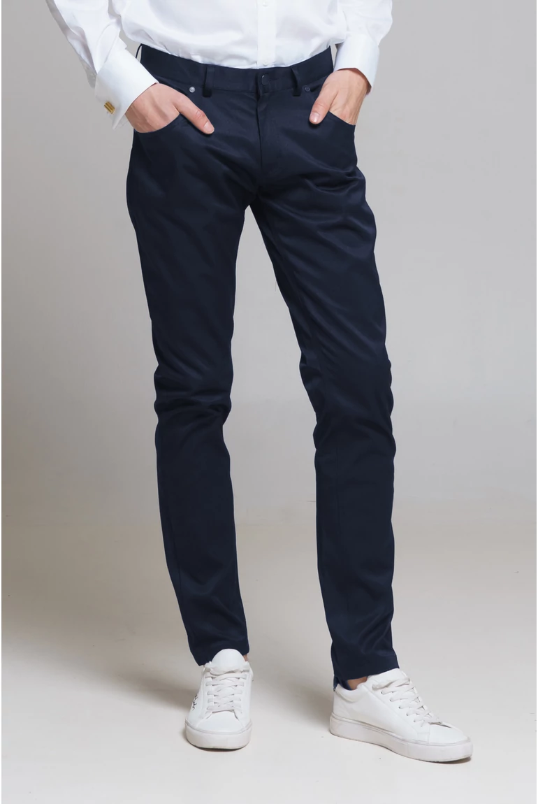 RISKY HIVE szövetnadrág (navy)