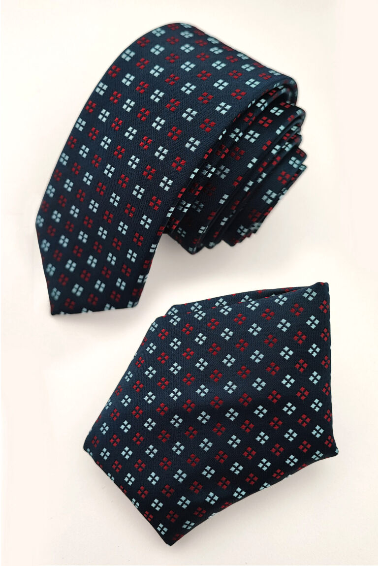 PATTERNED nyakkendő szett (w-044) slim