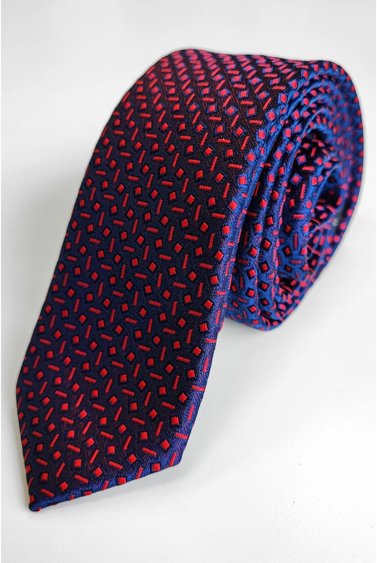 PATTERNED nyakkendő (W-142) slim