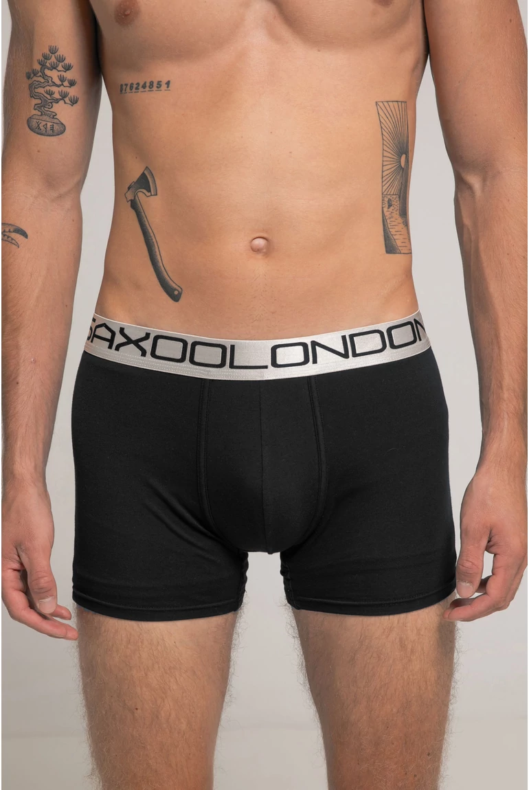 SILVER NEW Boxer - BLACK