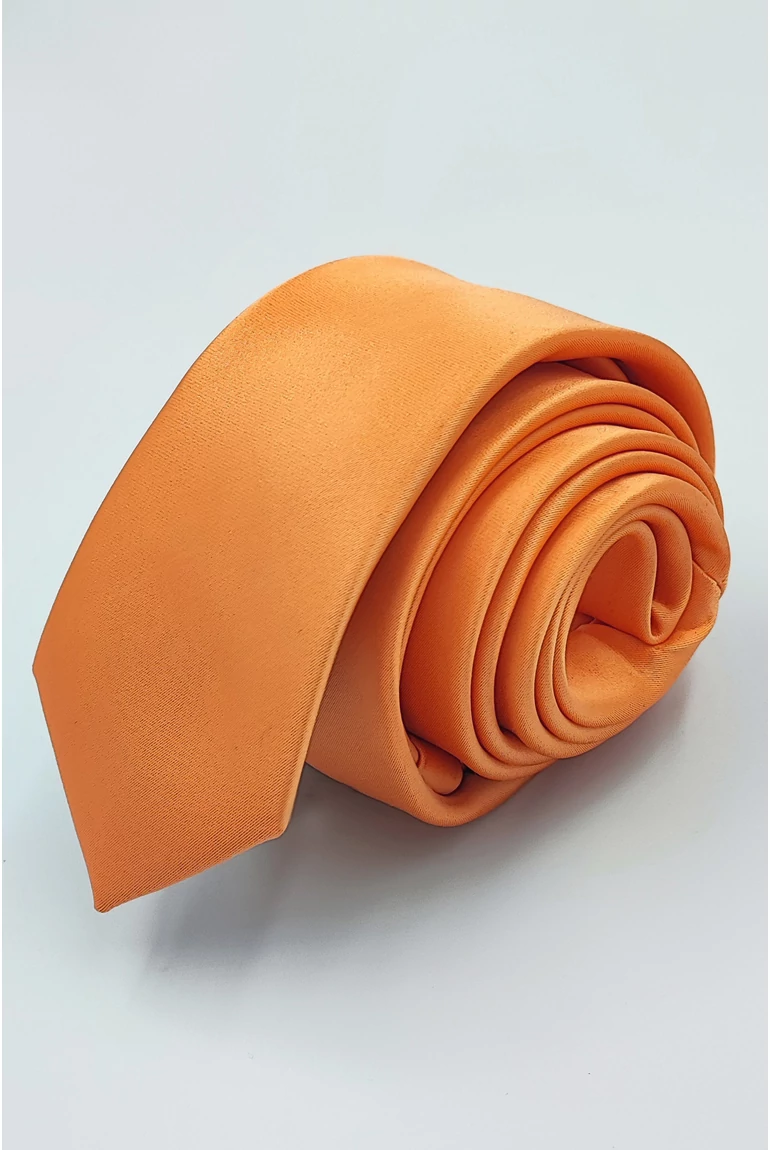 SATIN nyakkendő (peach) slim L62