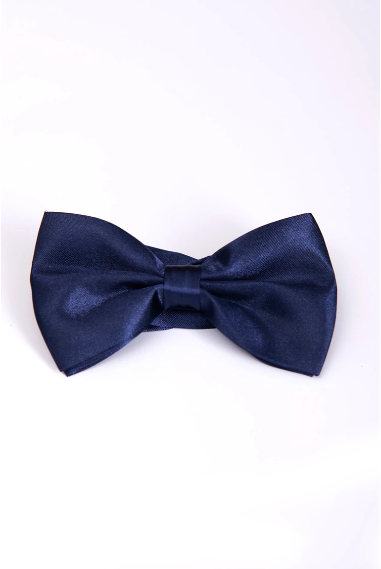 BOWTIE SATIN csokornyakkendő (navy)