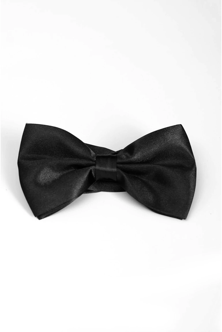 BOWTIE SATIN csokornyakkendő (black)